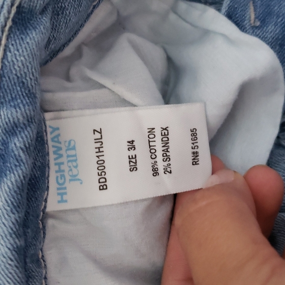 HIFHWAY DENIM SHORT SIZE 3/4 - Picture 6 of 6